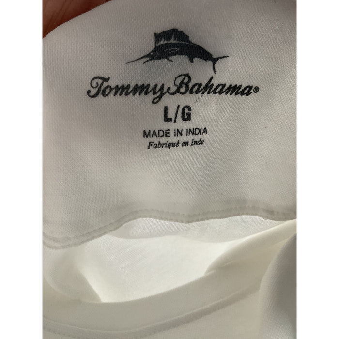 Tommy Bahama White T-Shirt - Men's L