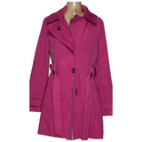 London Fog Pink Trench Coat Size S