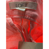 LOFT Orange Petite Ankle Pants