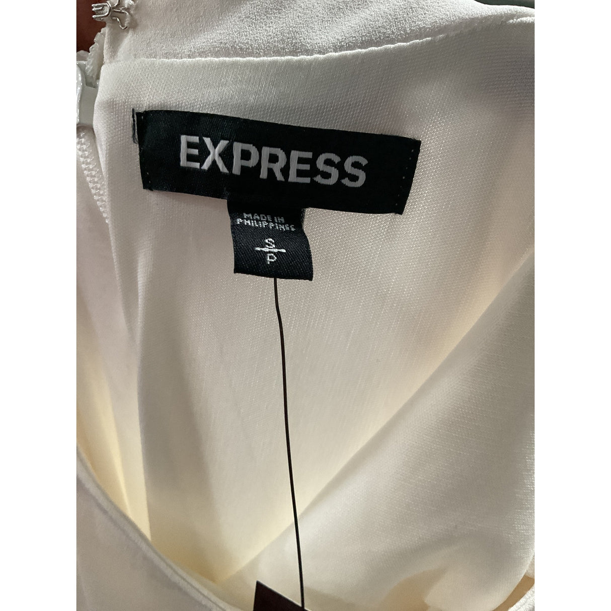 Express White Bodycon Dress, Size S