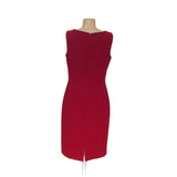 Tahari Red Sheath Dress - Size 8