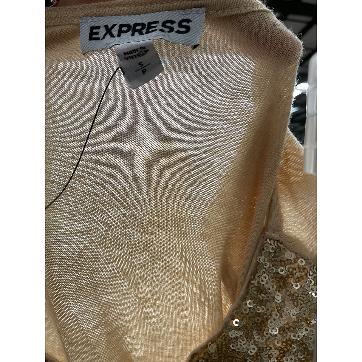 Express Cream Polyester Blouse