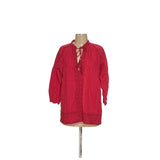 Madewell Red Cotton Blouse - XS