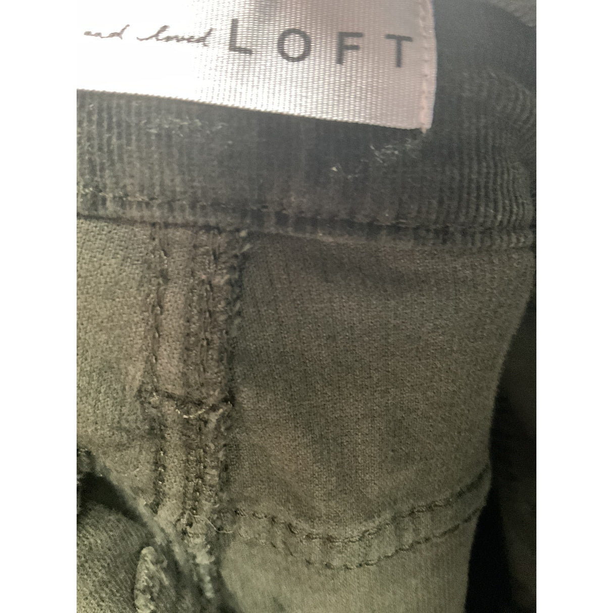 LOFT Green Straight Pants