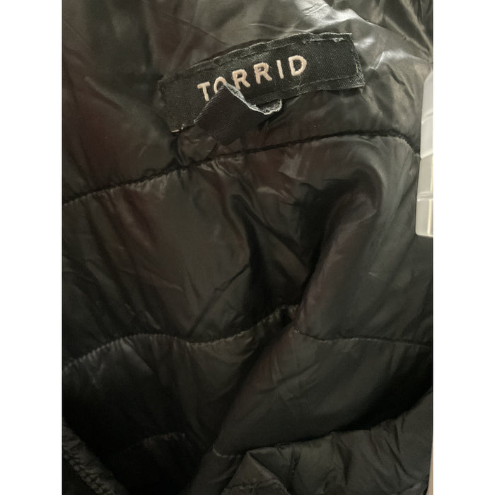 TORRID Black Puffer Jacket - Size 6