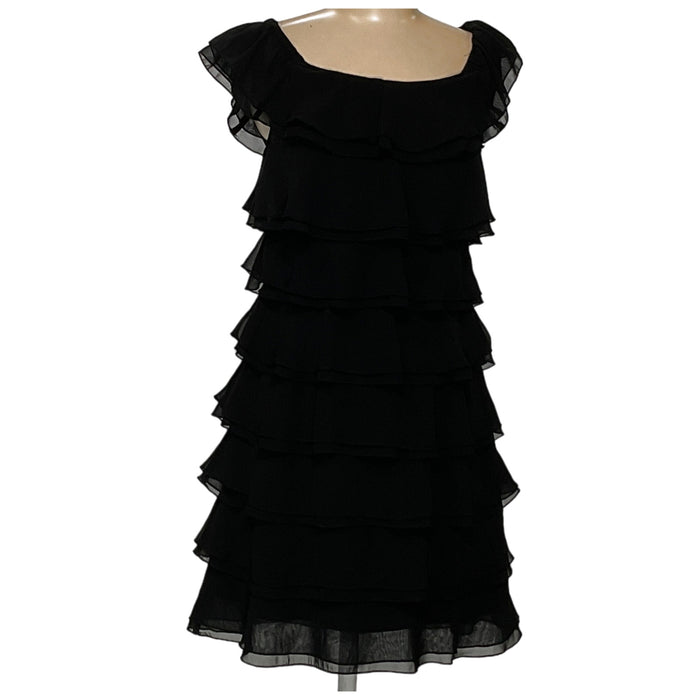 WHBM Black A-Line Dress 0