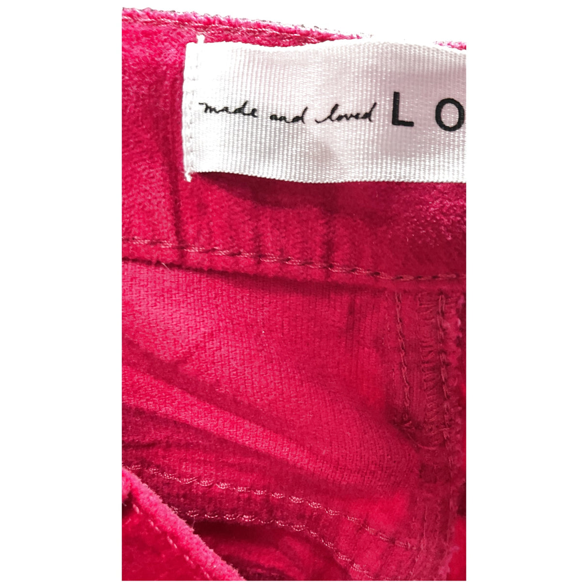 LOFT Pink Cotton Ankle Pants