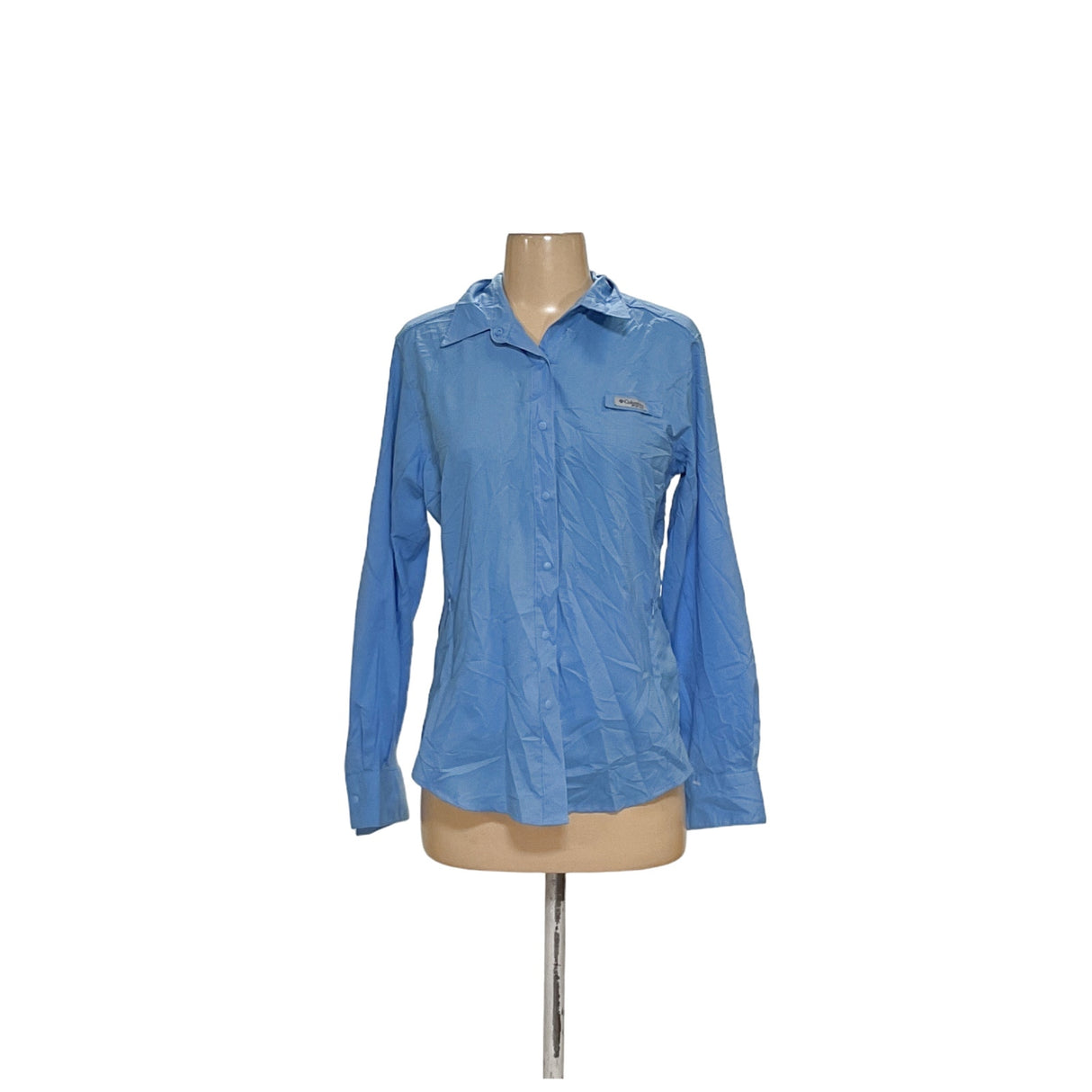 Columbia Blue Women's Button-Up Top