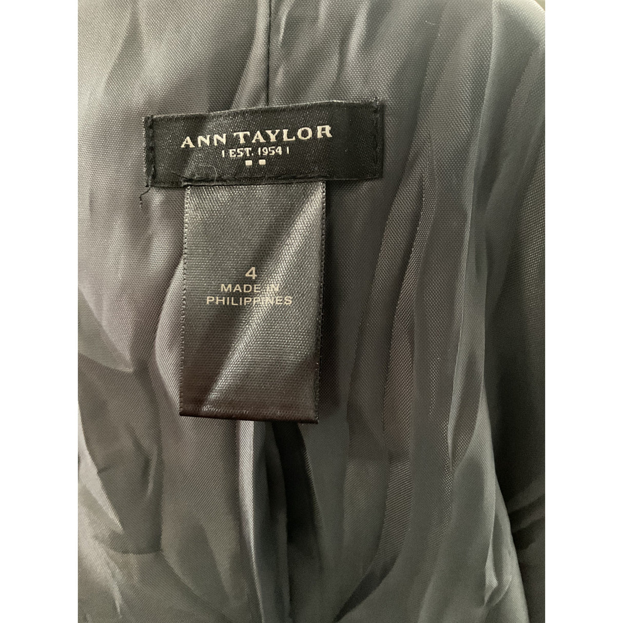 Ann Taylor Gray Basic Jacket Size 4