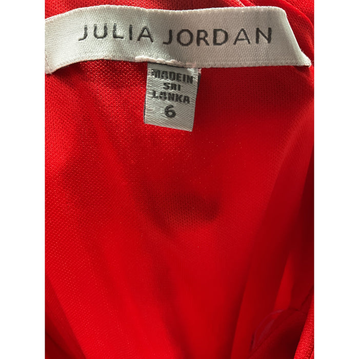 Julia Jordan Red Jumpsuit - Women's Size 6