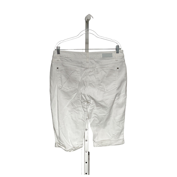 DKNY White Women's Bermuda Shorts Size 10