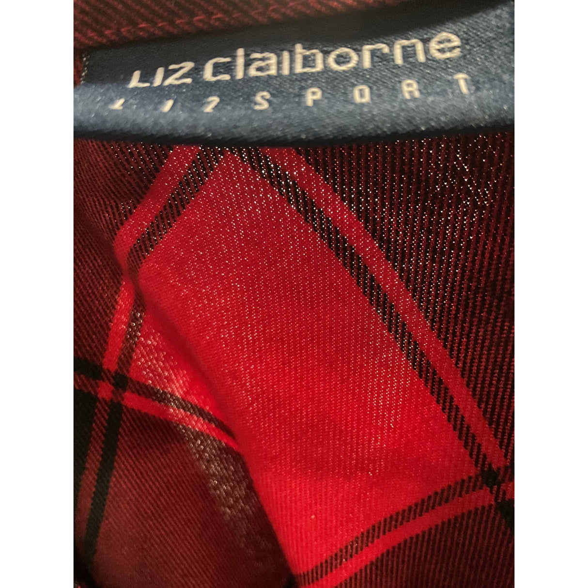 Liz Claiborne Red A-Line Midi Skirt Size 14