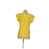 Ann Taylor Women's Yellow Polyester Blouse MP Size