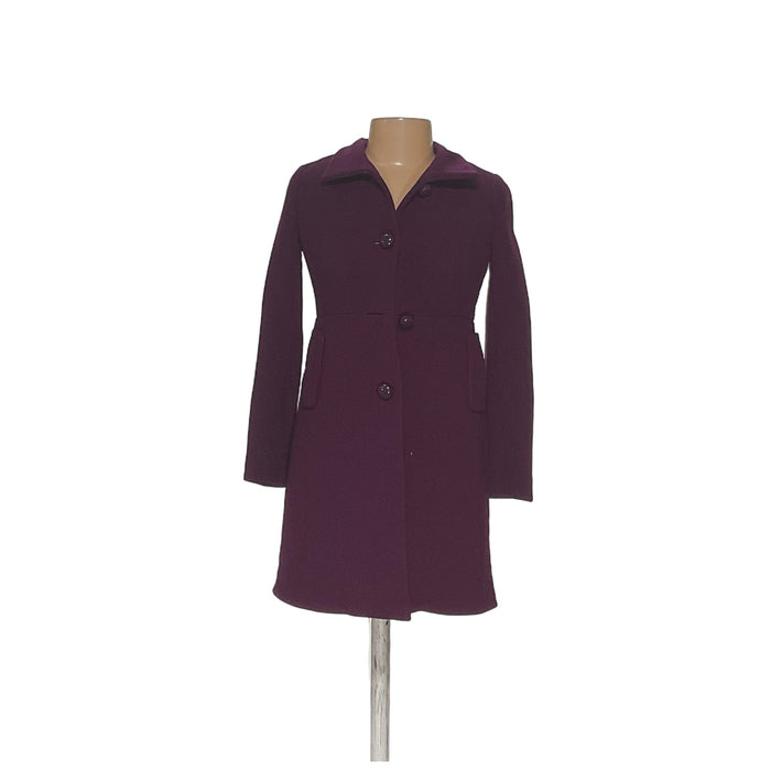 J. Crew Purple Trench Coat - Women's Size S