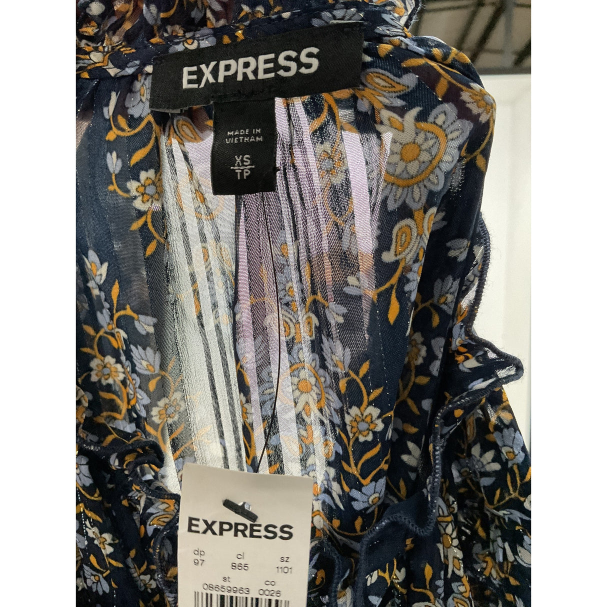 Express Multicolor Blouse XS