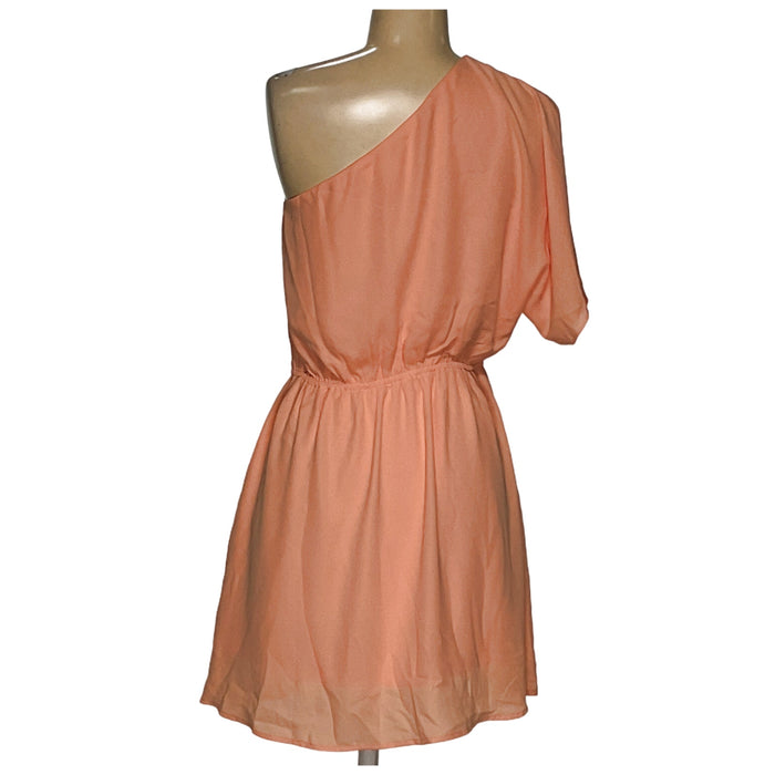 Pink Lily Orange Blouson Dress