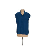 Calvin Klein Blue Women's Button-Up Top