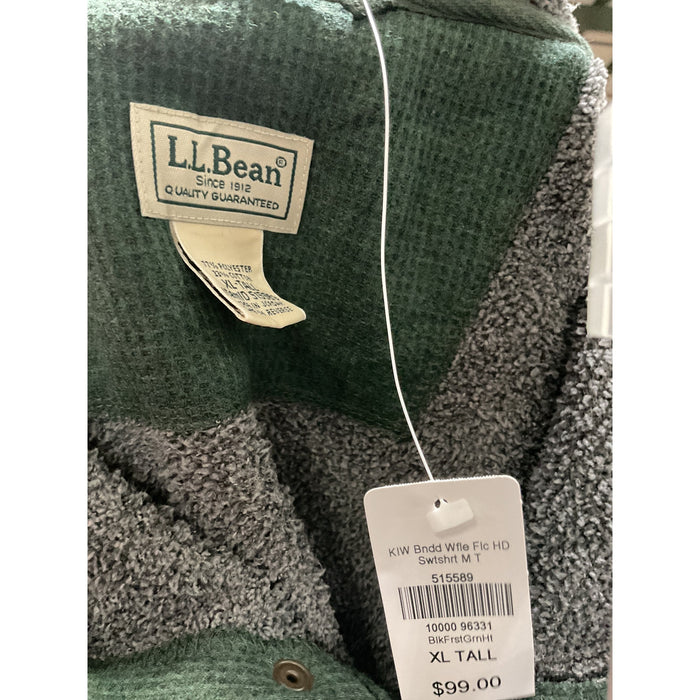 L.L. Bean Green Henley Sweater - Men's XL