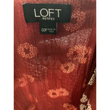 LOFT Floral Jumpsuit in 00P