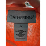 Catherines Orange Plus Size Blouse