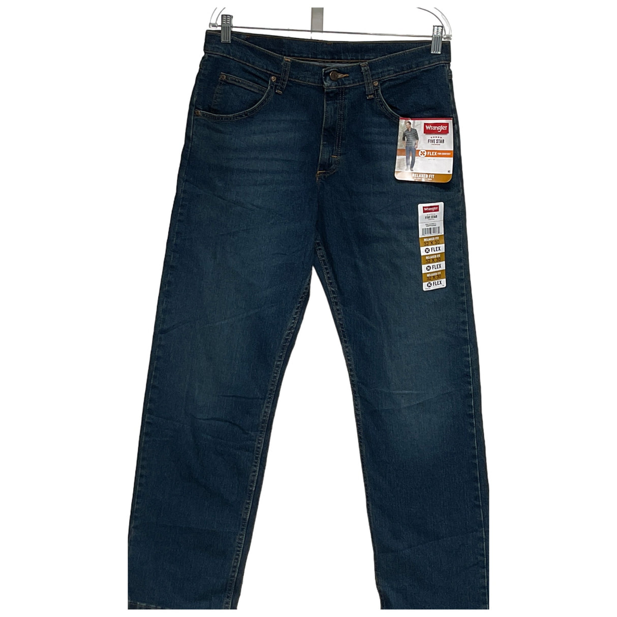 Wrangler Blue Straight Jeans, 32x30