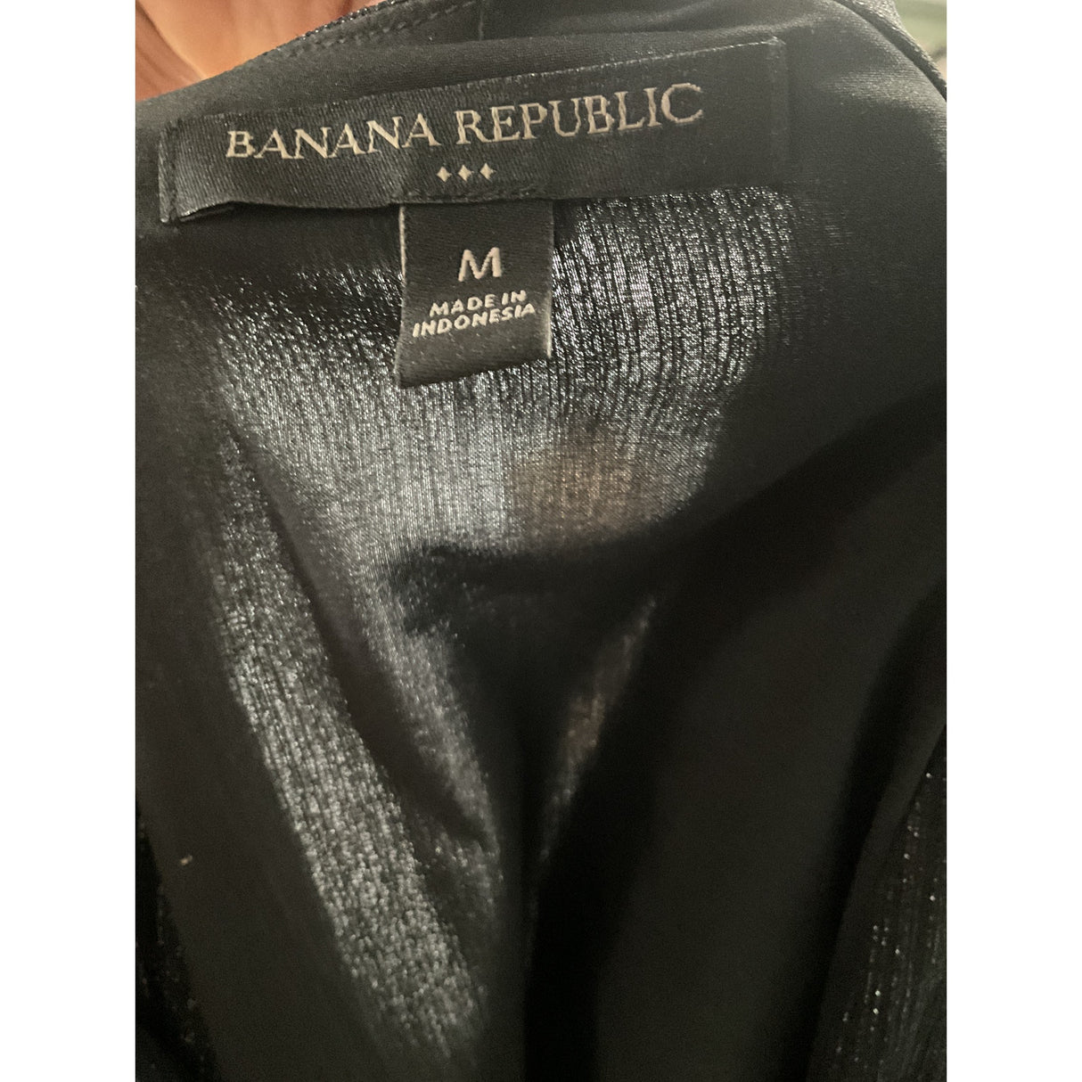 Banana Republic Black Wrap Dress - Women's M