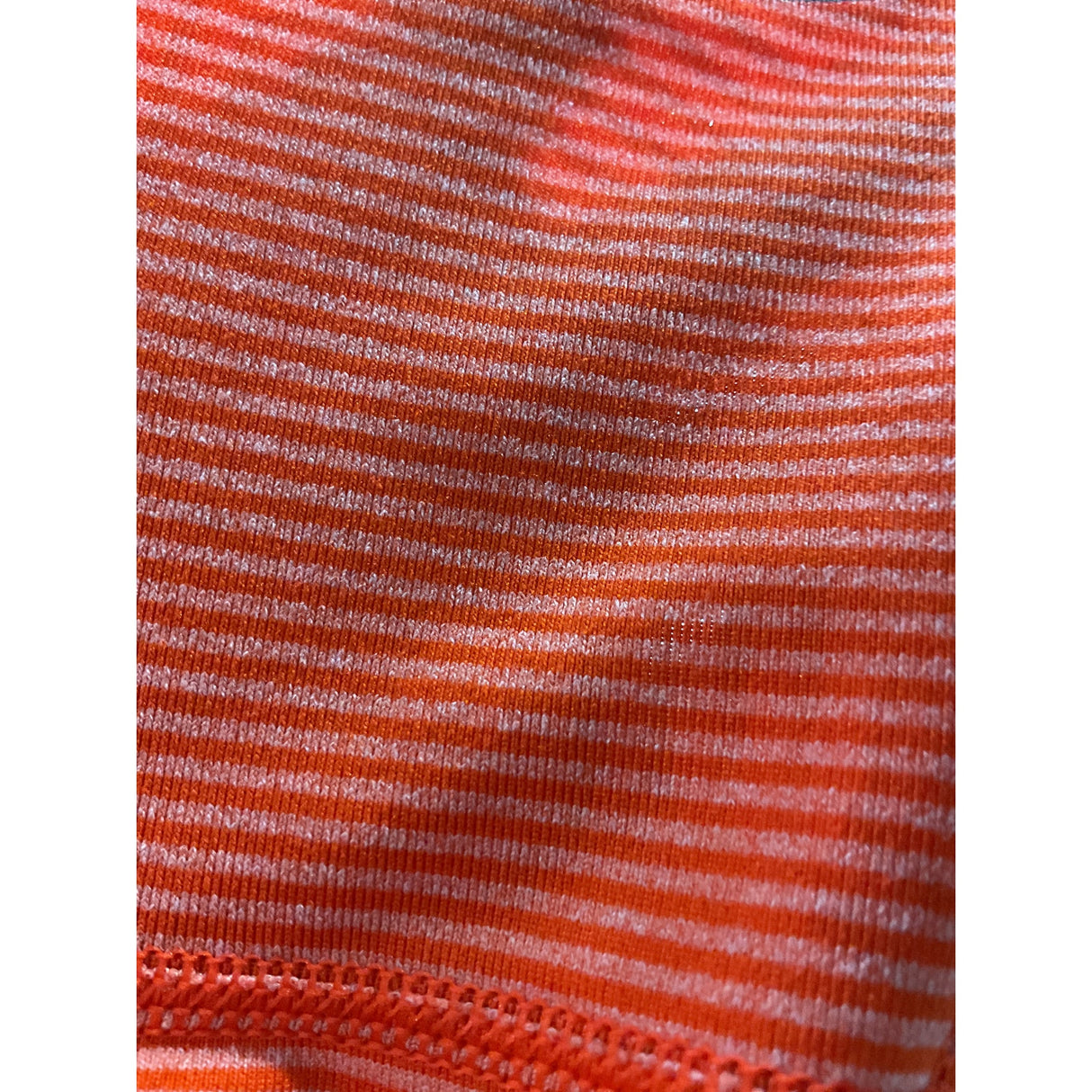 Men's Under Armour Striped Activewear Top in Orange XL