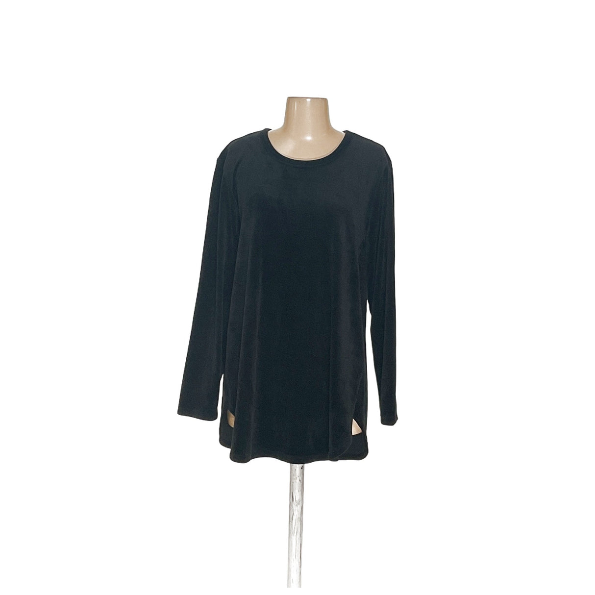 Calvin Klein Black Women's Velour Sweater - L