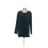 Calvin Klein Black Women's Velour Sweater - L