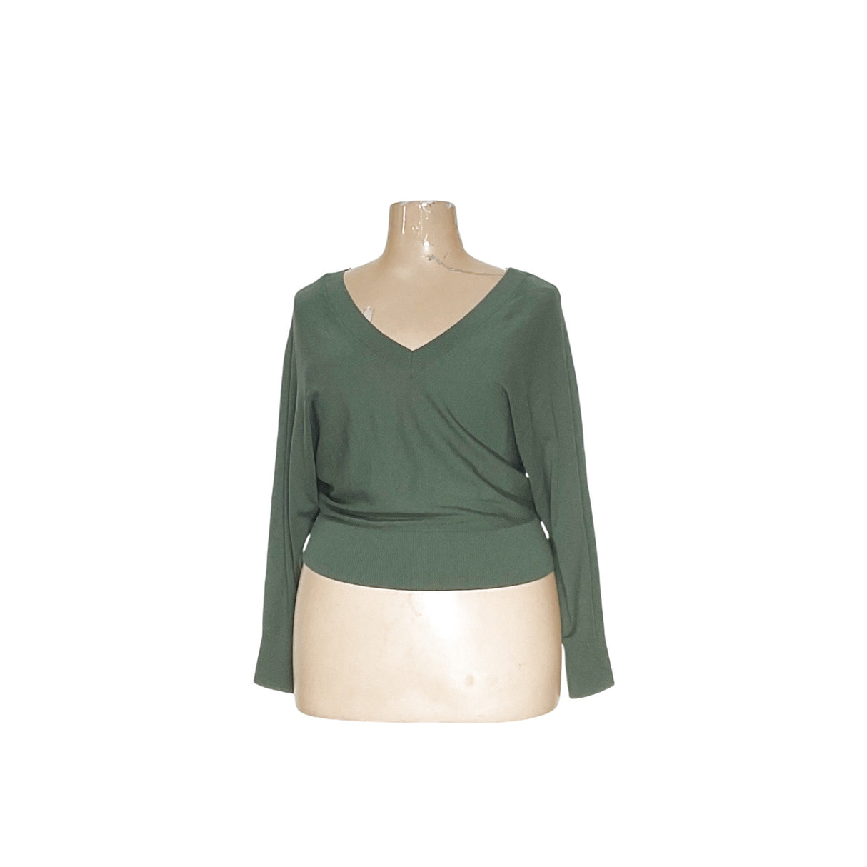Express Green Pullover Sweater - Women's L
