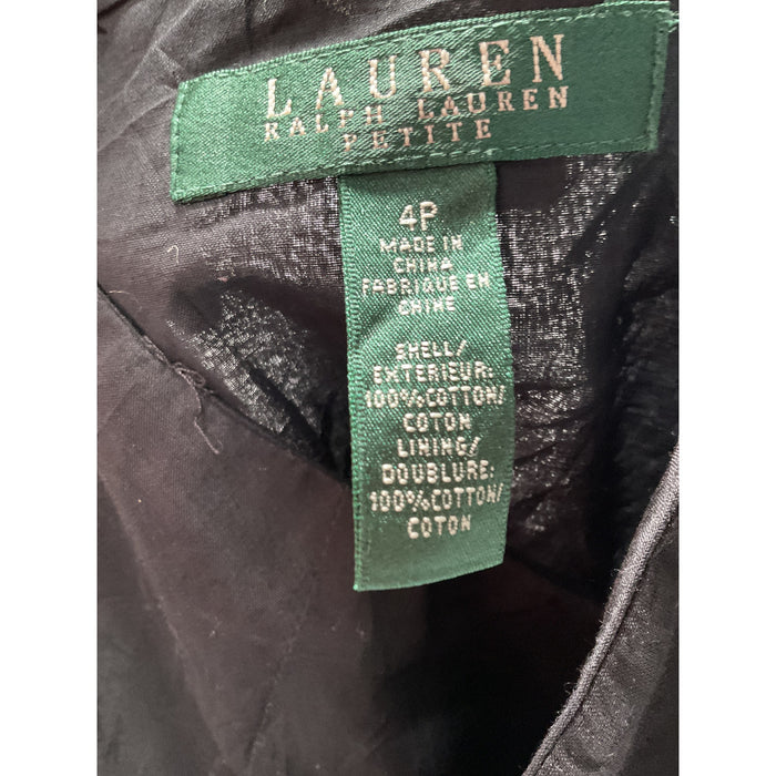 Lauren by Ralph Lauren Black Mini Skirt 4P