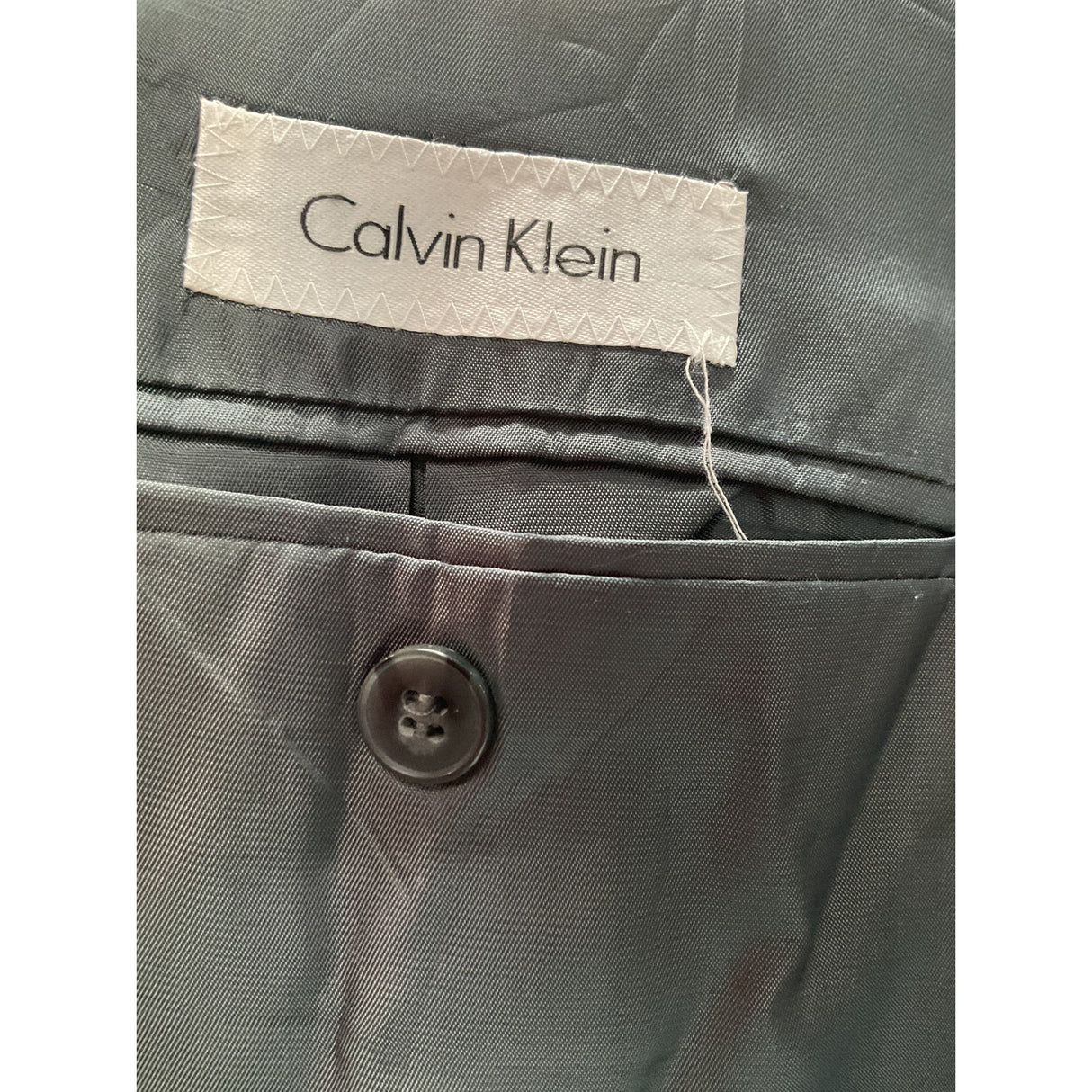 Calvin Klein Gray Blazer 46 Big & Tall