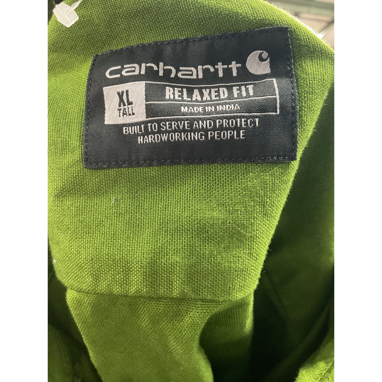 Carhartt Green Big & Tall Button-Up Shirt