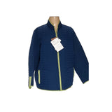 Susan Graver Blue Cotton Jacket, 3X