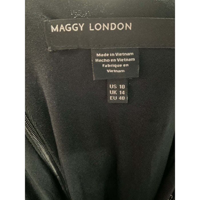 Maggy London Jumpsuit - Black, Size 10