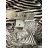 J. Crew Gray Cotton Blouse, Size 8