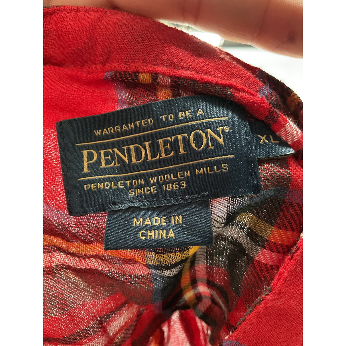 Pendleton Multicolor Button-Up XL Top