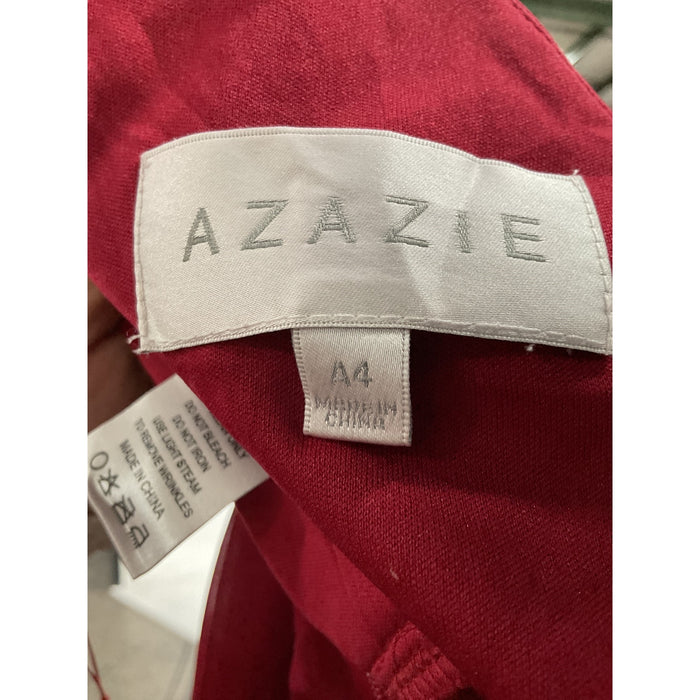 Azazie Red Maxi Dress - Size 4