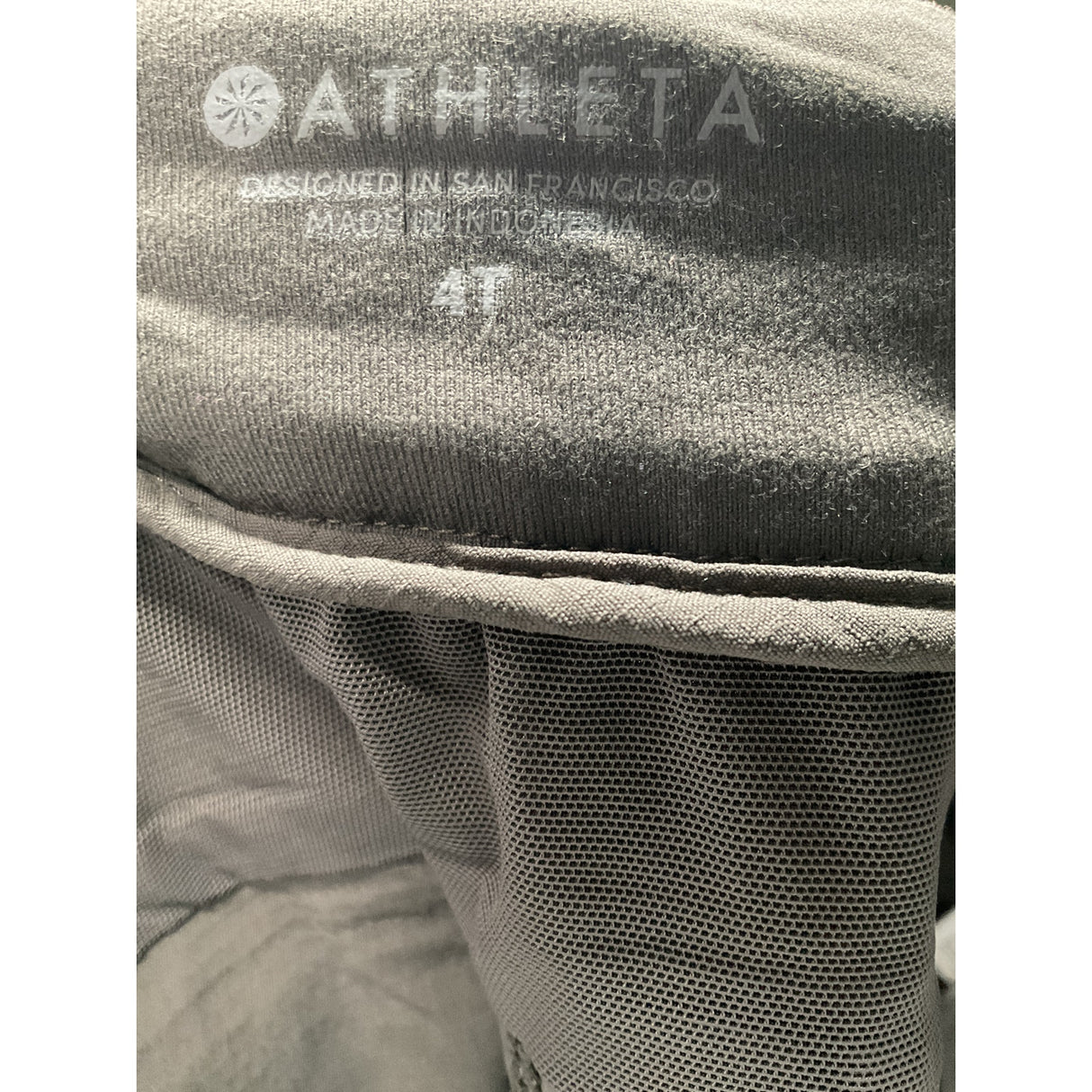 Athleta Gray Straight Pants 4T