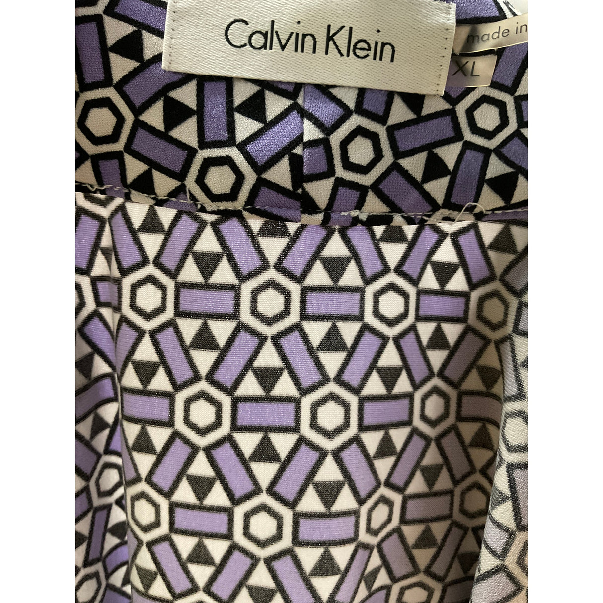 Calvin Klein Multicolor Knit Blouse XL