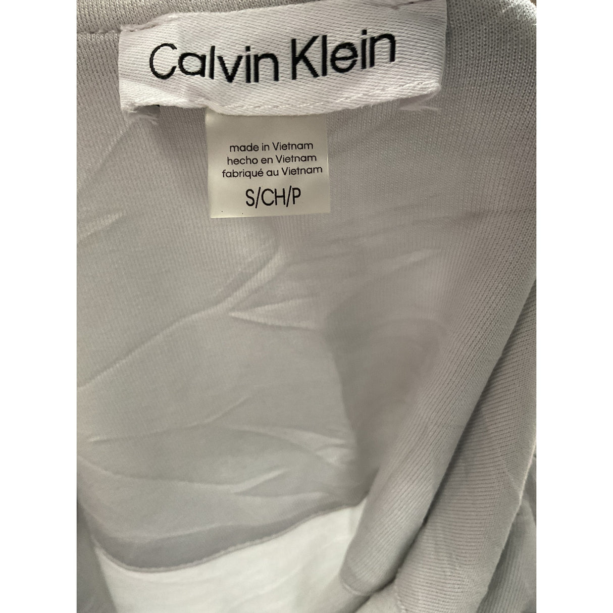 Calvin Klein Gray Blouson Dress, Size S