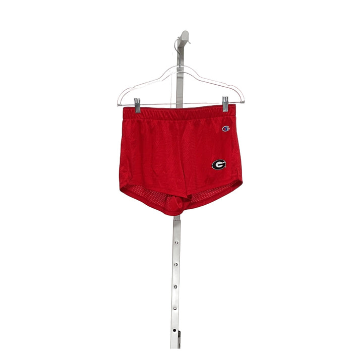 Champion Red Women's Activewear Shorts