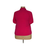 CeCe Pink Cotton Blouse - Women's L