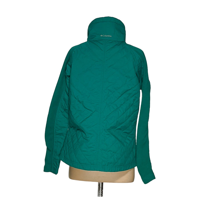 Columbia Green Quilted Jacket - Women's M