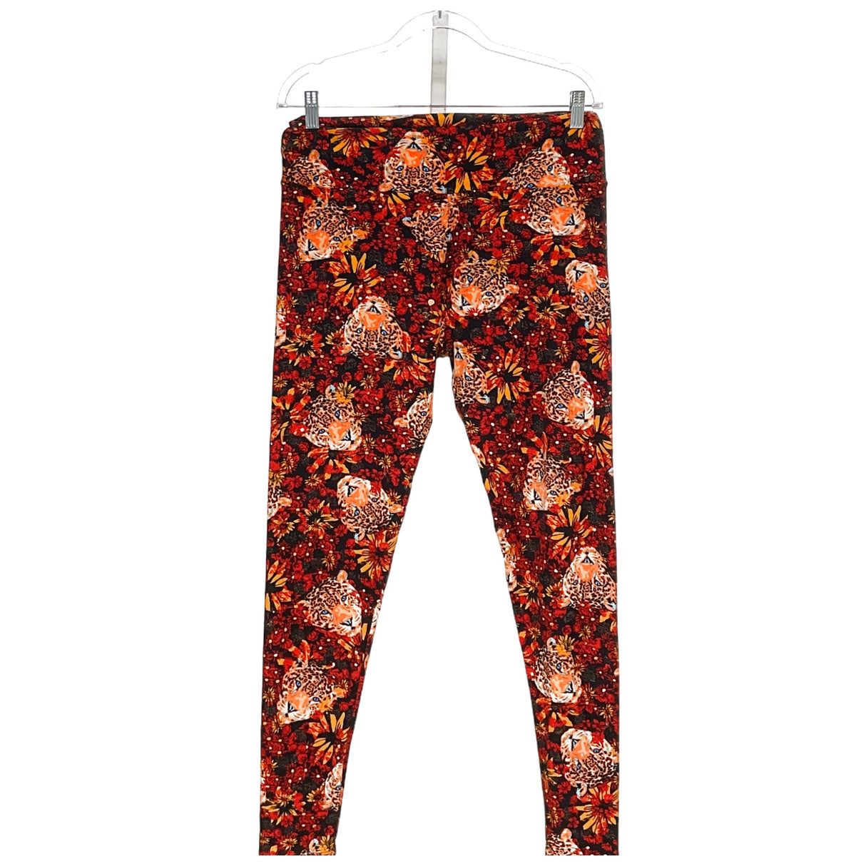 Lularoe Floral Flannel Leggings