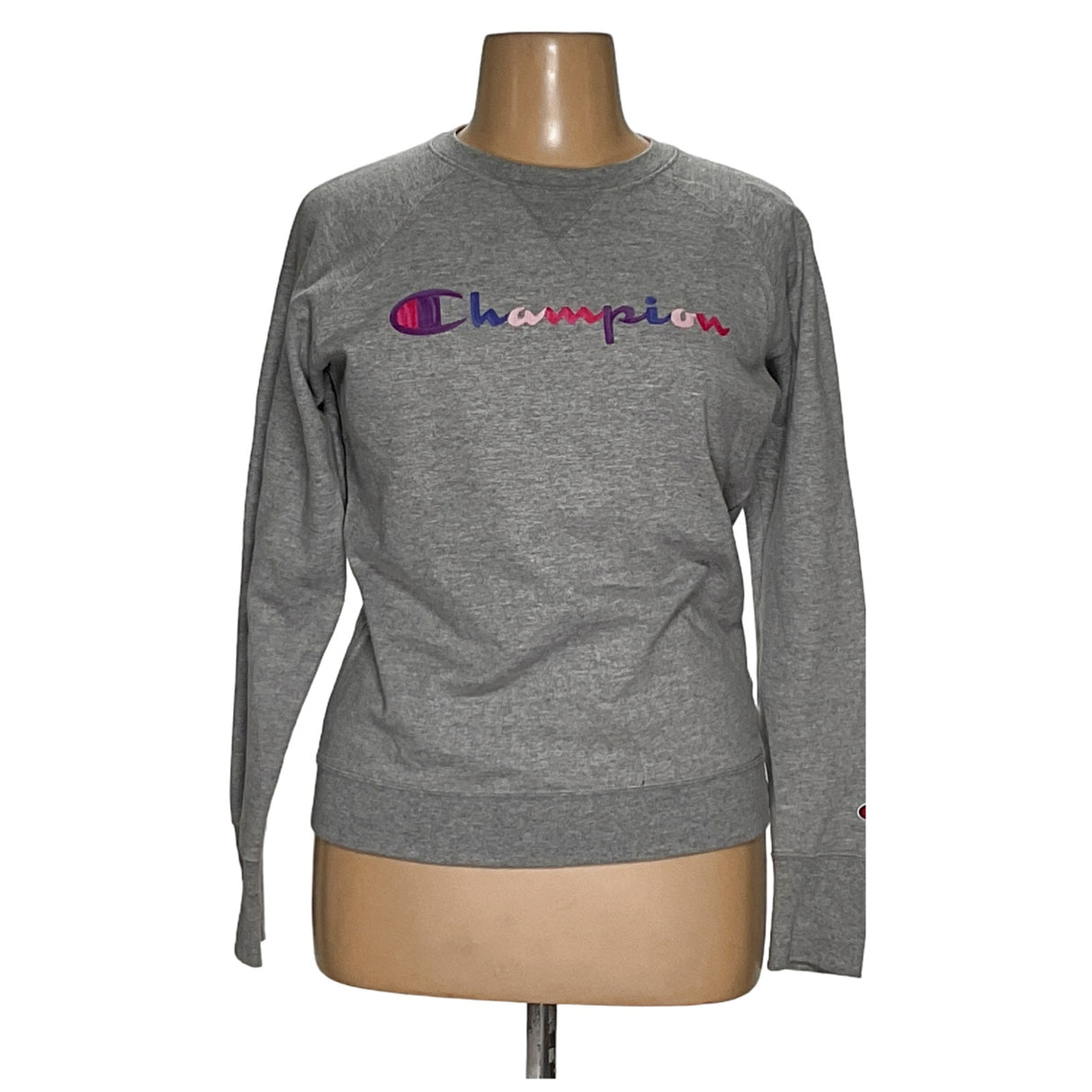 Champion Women's Gray Pullover Sweatshirt - Size L