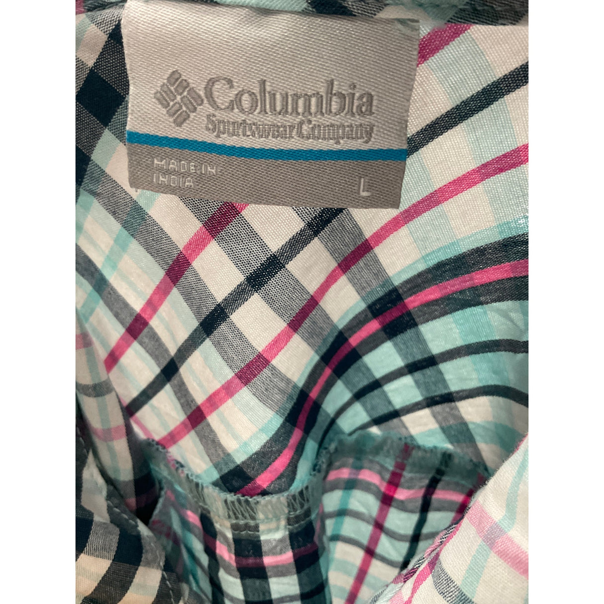 Columbia Multicolor Women's Button-Up Shirt - Size L