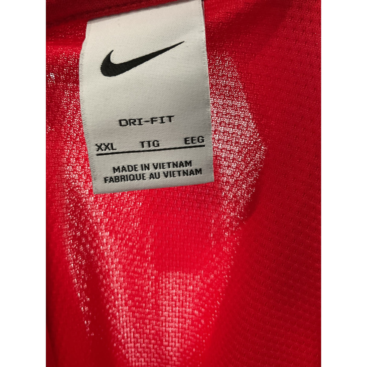 Nike Red Henley Sweatshirt XXL