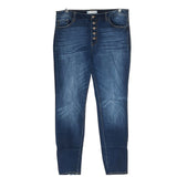 Kancan Straight Denim Jeans - Blue XL