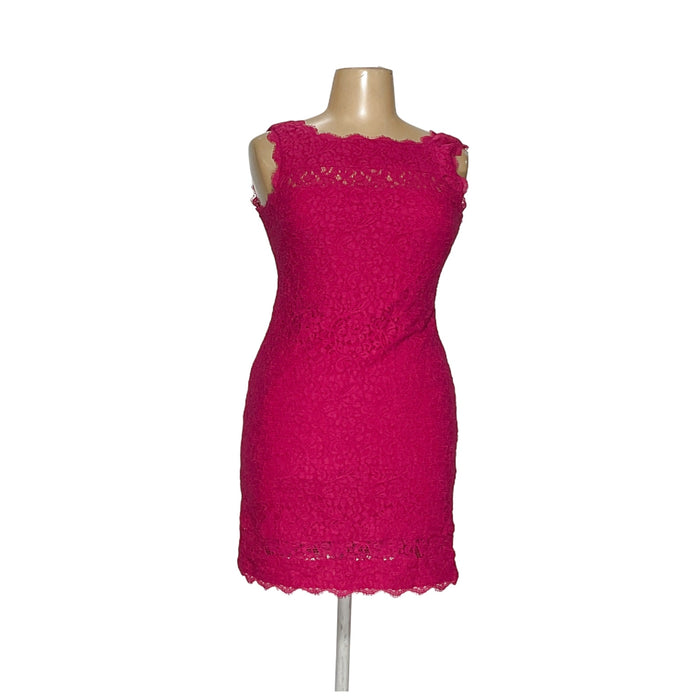 Adrianna Papell Pink Sheath Dress - Women's Size 12